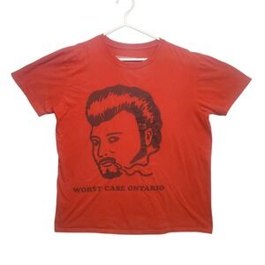 Trailer Park Boys Worst Case Ontario Graphic Tee Red T-Shirt Mens Size Large
